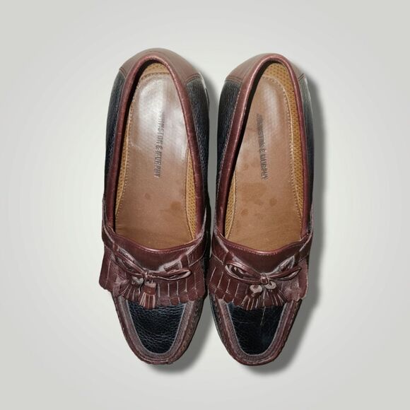 Johnston & Murphy Aragon II Kiltie Tassel Loafer 20-0592 Black-Brown Men 9.5 main image 12